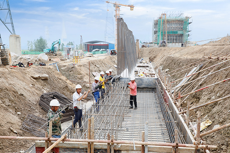 全縣重點項目建設現(xiàn)場